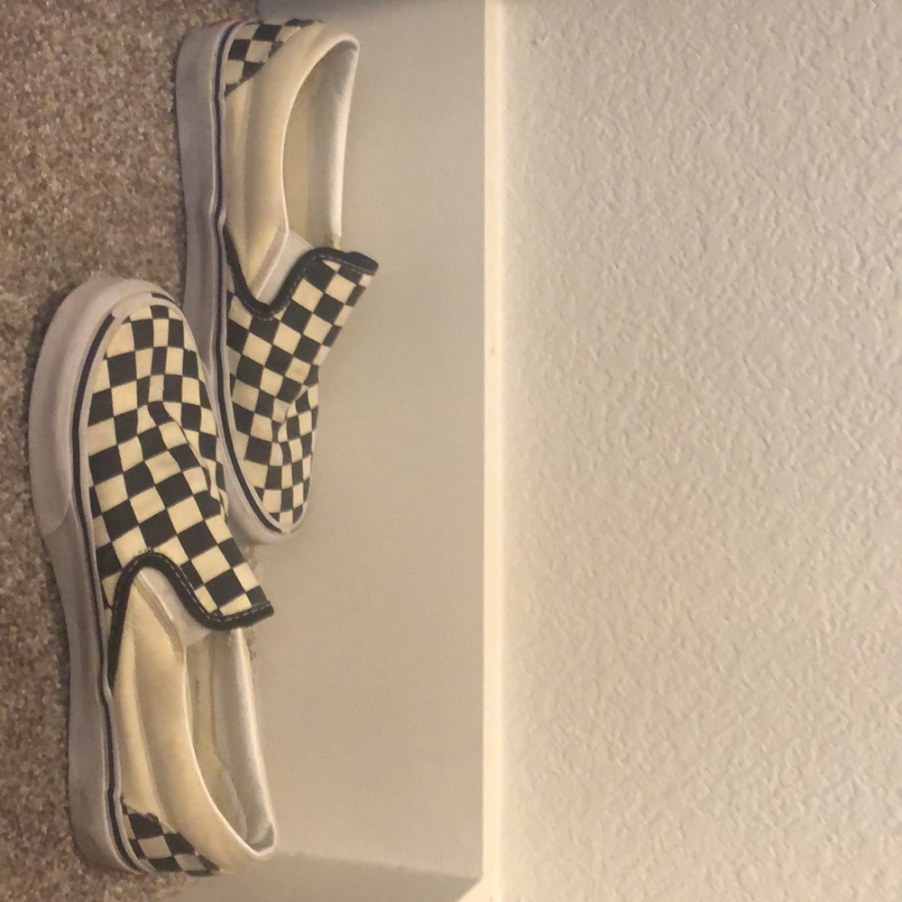 Checkered Black and White Vans - Picture 3 of 3